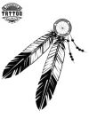 tatouage plume tatouage éphémère plume amérindienne style tribal tatouage plume tatouage éphémère plume amérindienne style tribal