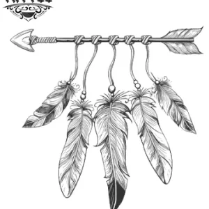 tatouage-ephemere-plume-fleche-tendance-artistique tatouage-ephemere-plume-fleche-tendance-artistique