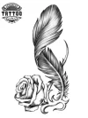 tatouage-ephemere-plume-rose-art-corporel-tendance-elegant tatouage-ephemere-plume-rose-art-corporel-tendance-elegant