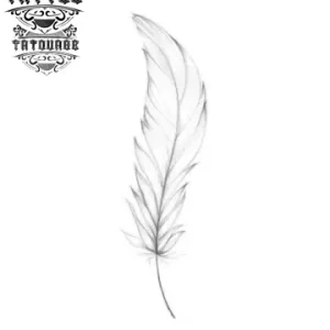 tatouage-plume-ephemere-femme-elegante tatouage-plume-ephemere-femme-elegante