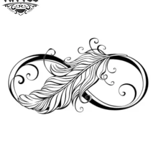 tatouage-ephemere-plume-infini-temporaire-peau-tatouage-plume tatouage-ephemere-plume-infini-temporaire-peau-tatouage-plume