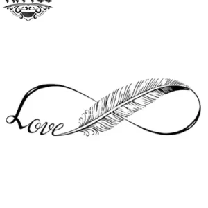 tatouage-ephemere-femme-plume-infini-elegant-tendance tatouage-ephemere-femme-plume-infini-elegant-tendance