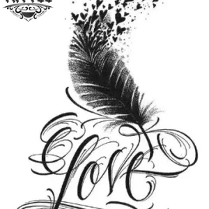 tatouage-ephemere-plume-love-esthetique-temporaires tatouage-ephemere-plume-love-esthetique-temporaires