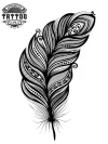 tatouage-ephemere-plume-mandala-ornemental tatouage-ephemere-plume-mandala-ornemental