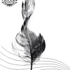 tatouage-ephemere-plume-musique-design-unique-original tatouage-ephemere-plume-musique-design-unique-original