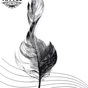 tatouage-ephemere-plume-musique-design-unique-original tatouage-ephemere-plume-musique-design-unique-original
