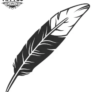 tatouage-ephemere-plume-noir-blanc-design-elegant tatouage-ephemere-plume-noir-blanc-design-elegant