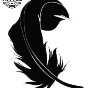 tatouage-plume-ephemere-old-school-design-retro tatouage-plume-ephemere-old-school-design-retro