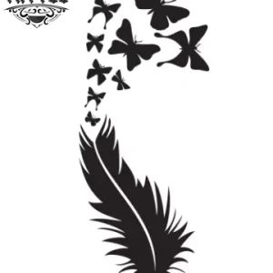 tatouage_ephemere_plume_papillon_elegant_corporel tatouage_ephemere_plume_papillon_elegant_corporel