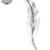 tatouage-plume-ephemere-tres-fine-style-elegant tatouage-plume-ephemere-tres-fine-style-elegant