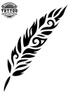 tatouage-plume-ephemere-tribal-design-unique tatouage-plume-ephemere-tribal-design-unique