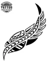 tatouage-ephemere-plume-tribal-homme-design-unique tatouage-ephemere-plume-tribal-homme-design-unique