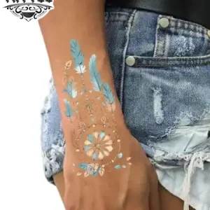tatouage poignet éphémère attrape rêve bohème tatouage poignet éphémère attrape rêve bohème