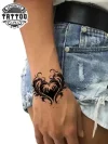 tatouage-poignet-ephemere-battement-de-coeur-realiste tatouage-poignet-ephemere-battement-de-coeur-realiste