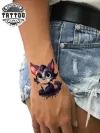tatouage-poignet-ephemere-chat-design-unique-image tatouage-poignet-ephemere-chat-design-unique-image