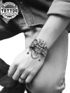 tatouage-poignet-ephemere-couples-king-queen-design-temporaire tatouage-poignet-ephemere-couples-king-queen-design-temporaire