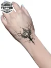 tatouage ephemere poignet ligne de vie design unique tatouage ephemere poignet ligne de vie design unique