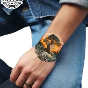 tatouage-poignet-ephémère-naturel-design-nature tatouage-poignet-ephémère-naturel-design-nature