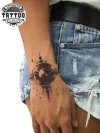 tatouage-poignet-ephemere-signe-astrologique-elegant tatouage-poignet-ephemere-signe-astrologique-elegant