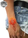 tatouage poignet ephemere soleil design lumineux elegant tatouage poignet ephemere soleil design lumineux elegant