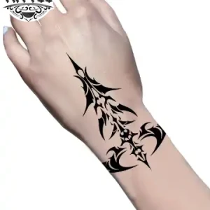 tatouage-poignet-tribal-ephemere-design-authentique tatouage-poignet-tribal-ephemere-design-authentique