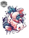 tatouage poisson cicatrice design temporaire unique tatouage poisson cicatrice design temporaire unique