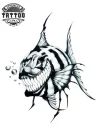 tatouage-ephemere-poisson-clown-realiste-impermeable-peau tatouage-ephemere-poisson-clown-realiste-impermeable-peau