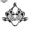 tatouage poisson combattant éphémère waterproof réaliste image alt