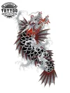 tatouage ephemere poisson dragon realiste waterproof pour adultes tatouage ephemere poisson dragon realiste waterproof pour adultes
