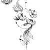 tatouage-ephemere-femme-motif-poisson-design-temporary-tattoo tatouage-ephemere-femme-motif-poisson-design-temporary-tattoo