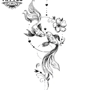 tatouage-ephemere-femme-motif-poisson-design-temporary-tattoo tatouage-ephemere-femme-motif-poisson-design-temporary-tattoo