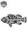 tatouage-ephemere-poisson-maori-design-inspire-polynesien tatouage-ephemere-poisson-maori-design-inspire-polynesien