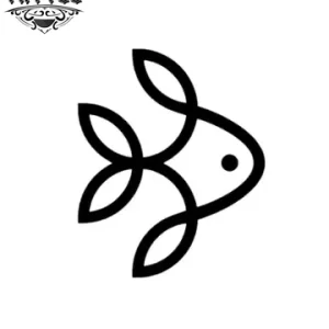 tatouage-poisson-ephemere-minimaliste-design-a-la-mode tatouage-poisson-ephemere-minimaliste-design-a-la-mode