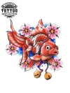 tatouage-ephemere-poisson-rouge-design-attrayant