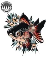 tatouage-ephemere-poisson-voile-de-chine-art-corporel-temporaire-poisson tatouage-ephemere-poisson-voile-de-chine-art-corporel-temporaire-poisson
