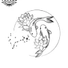 tatouage-ephemere-signe-astrologique-poisson tatouage-ephemere-signe-astrologique-poisson