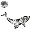 tatouage polynesien ephemere baleine artisanal waterproof tatouage polynesien ephemere baleine artisanal waterproof