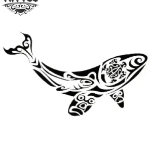 tatouage polynesien ephemere baleine artisanal waterproof tatouage polynesien ephemere baleine artisanal waterproof