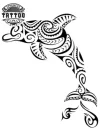 tatouage-ephemere-polynesien-dauphin-art-traditionnel tatouage-ephemere-polynesien-dauphin-art-traditionnel