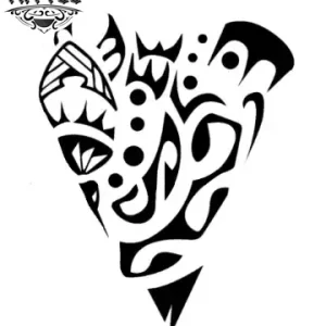 tatouage-ephemere-polynesien-dent-de-requin-art-temporaire tatouage-ephemere-polynesien-dent-de-requin-art-temporaire