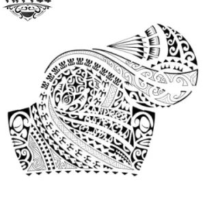 tatouage-ephemere-polynesien-épaule-pectoraux-design-authentique tatouage-ephemere-polynesien-épaule-pectoraux-design-authentique