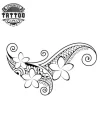 tatouage polynesien tatouage ephemere fleur de tiare floral temporary tattoo tatouage polynesien tatouage ephemere fleur de tiare floral temporary tattoo