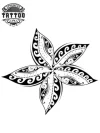 tatouage-ephemere-polynesien-fleur-de-frangipanier tatouage-ephemere-polynesien-fleur-de-frangipanier