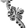 tatouage éphémère hibiscus polynésien motifs authentiques tatouage éphémère hibiscus polynésien motifs authentiques