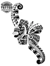 tatouage éphémère hibiscus polynésien motifs authentiques tatouage éphémère hibiscus polynésien motifs authentiques