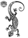 tatouage-ephemere-lezard-style-polynesien tatouage-ephemere-lezard-style-polynesien