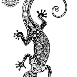 tatouage-ephemere-lezard-style-polynesien tatouage-ephemere-lezard-style-polynesien