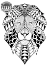 tatouage_ephemere_polynesien_motif_lion_durable_waterproof tatouage_ephemere_polynesien_motif_lion_durable_waterproof