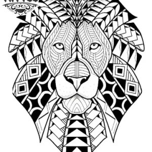 tatouage_ephemere_polynesien_motif_lion_durable_waterproof tatouage_ephemere_polynesien_motif_lion_durable_waterproof