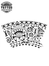 tatouage polynesien ephemere manchette homme traditionelle tatouage polynesien ephemere manchette homme traditionelle